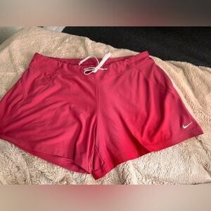 Pink Nike Dri Fit Shorts / Size L